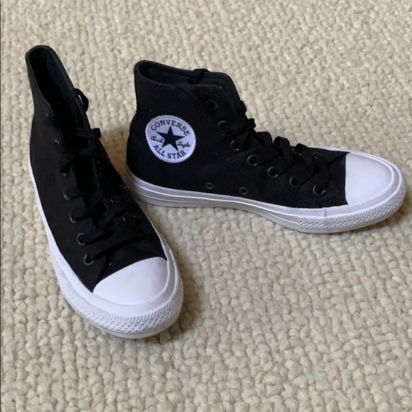 converse black lunarlon